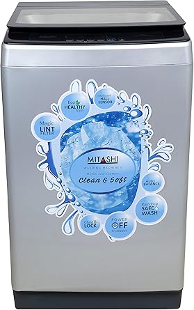 Mitashi 7.8 Kg Fully-automatic Top-loading Washing Machine (MiFAWM78v20, Grey)