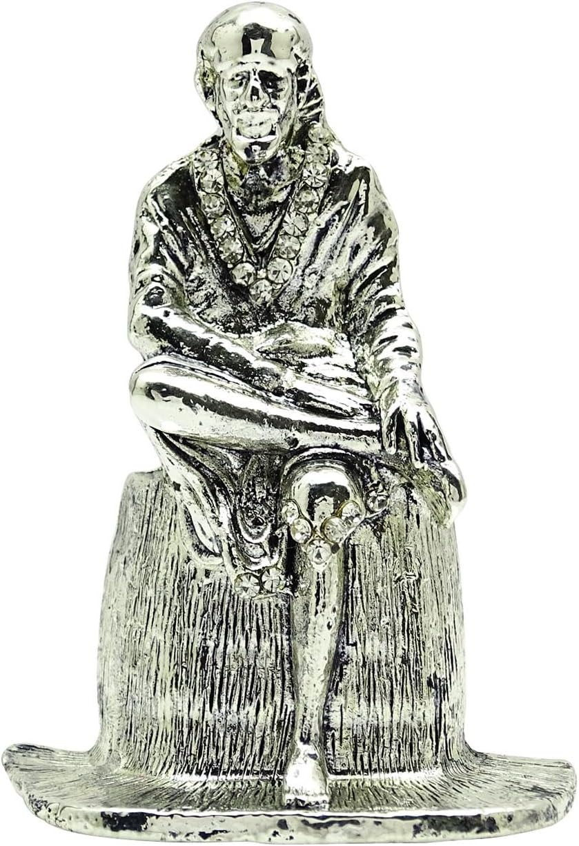 ibaexports Shirdi Sai Baba Statue Religious Car Dashboard Table Décor Office Décor