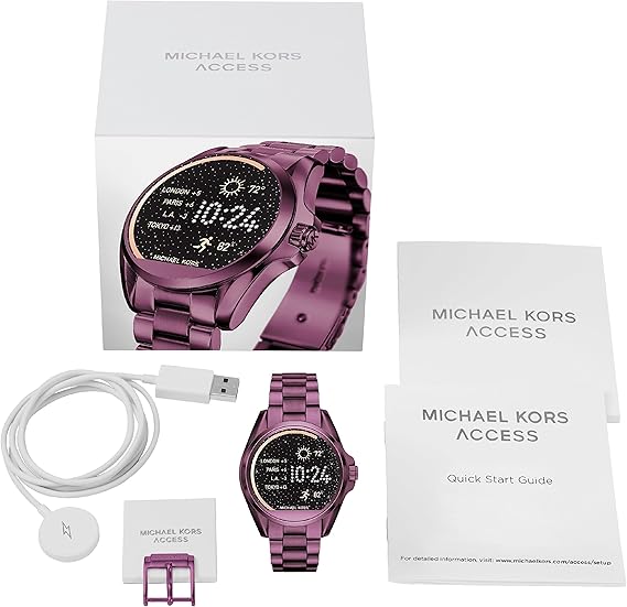 purple mk smart watch