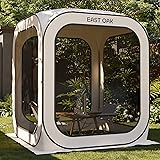 EAST OAK Screen House Tent Pop-Up, Portable Screen Room Canopy Instant Screen Tent 6 x 6 FT with Carry Bag for Patio, Backyar