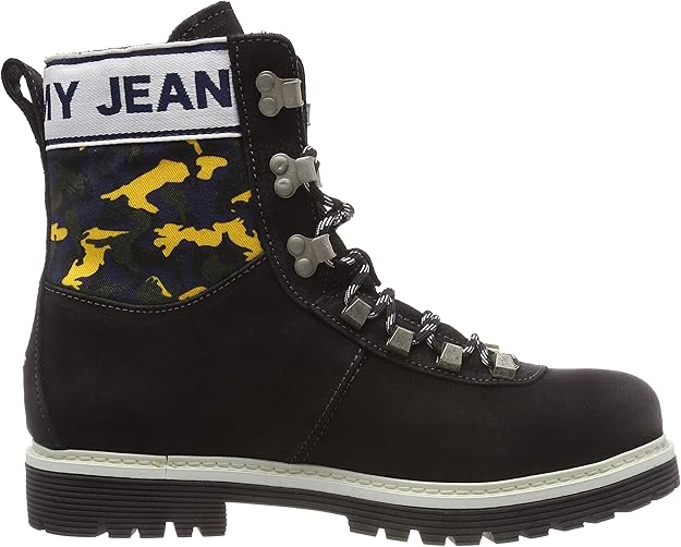 tommy jeans black hiking boots