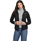GUESS Womens Solid Heavy Diann Puffer Jacket