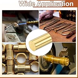 uxcell 1 Pcs 3/4"(19mm) Dia Brass Solid Round