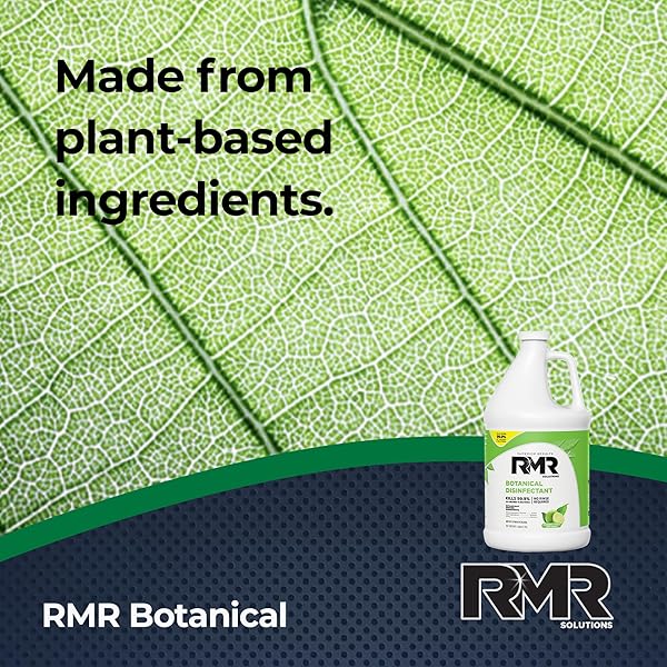 RMR BRANDS BOTANICAL DISINFECTANT AND CLEANER, KILLS 99% OF HOUSEHOLD BACTERIA AND VIRUSES, EPA REGISTERED, 1 GALLON