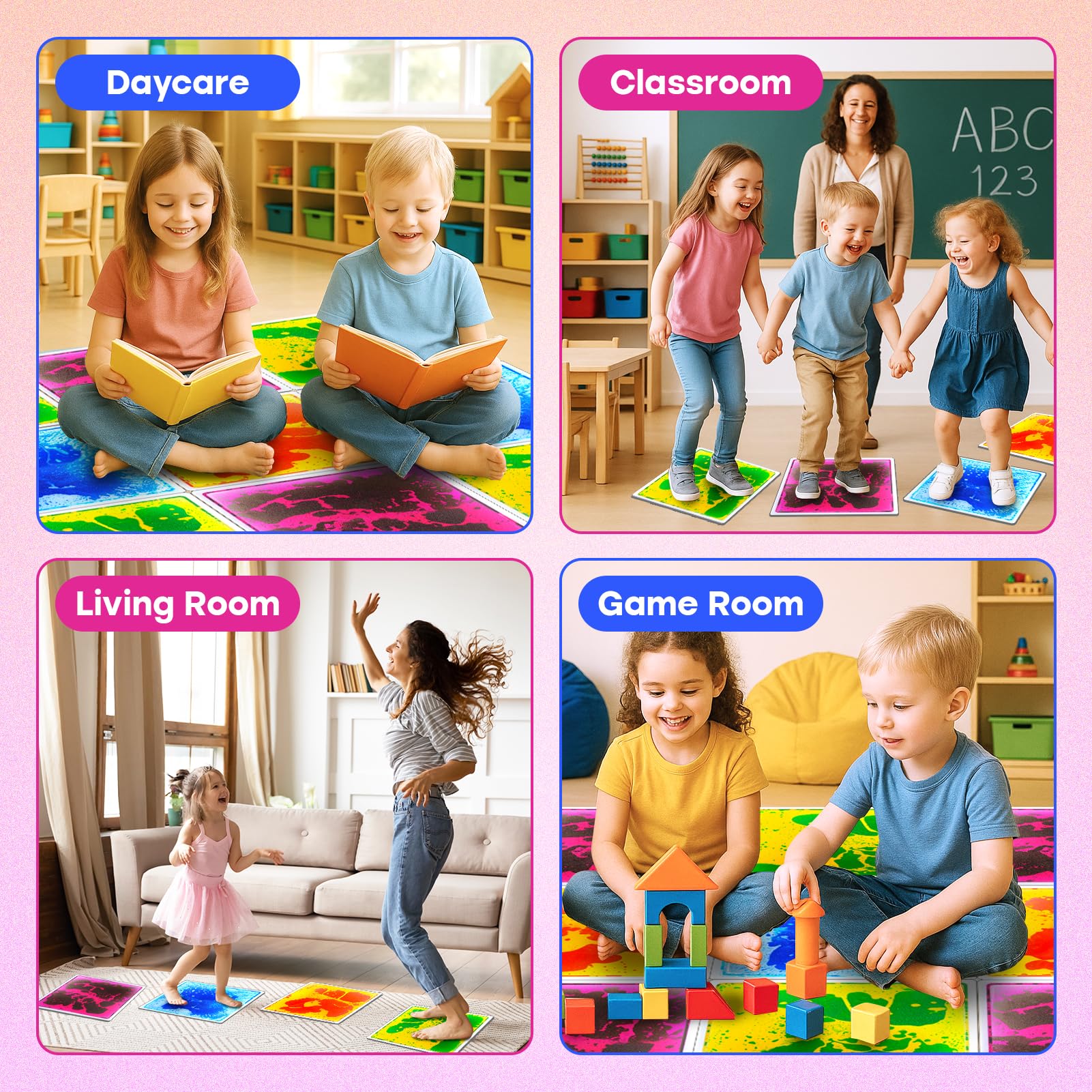 Sensory Floor Tiles for Kids Toddlers: 12