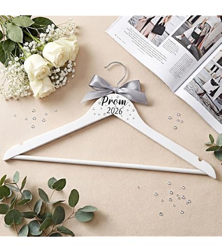 prom dress hangers Prom 2026 Personalised Hanger Champagne Prosecco Flute Bundle Rose Gold Black