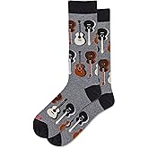 Hot Sox Men's Fun Occupation & Dad Crew Socks- 1 Pair Pack - Cool & Funny Father's Day Novelty Gifts