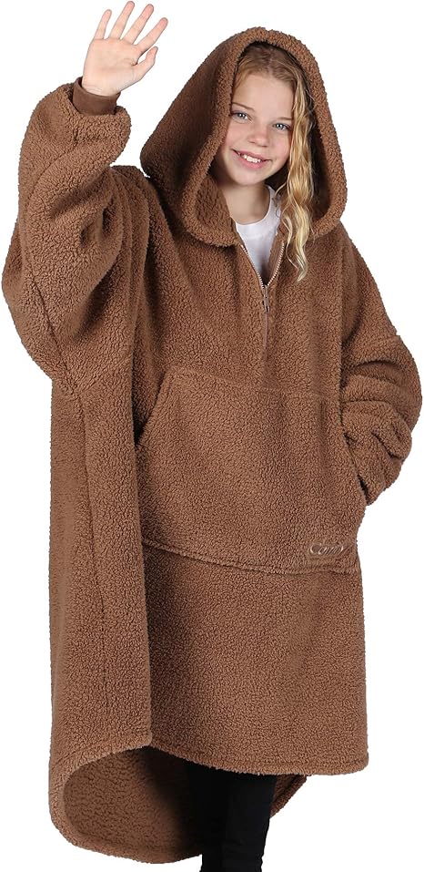 teddy bear quarter zip