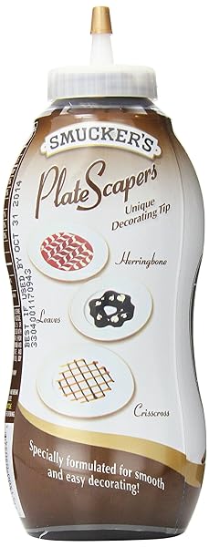 SMUCKER’S 12 PACK PLATE SCAPERS DESSERT TOPPING, CHOCOLATE, 19.5 OUNCE (PACK OF 12)