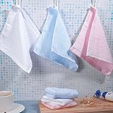 Lanjue 6 Pack Cotton Face Cloths 20x20cm Flannel Washcloths Reusable Makeup view 6