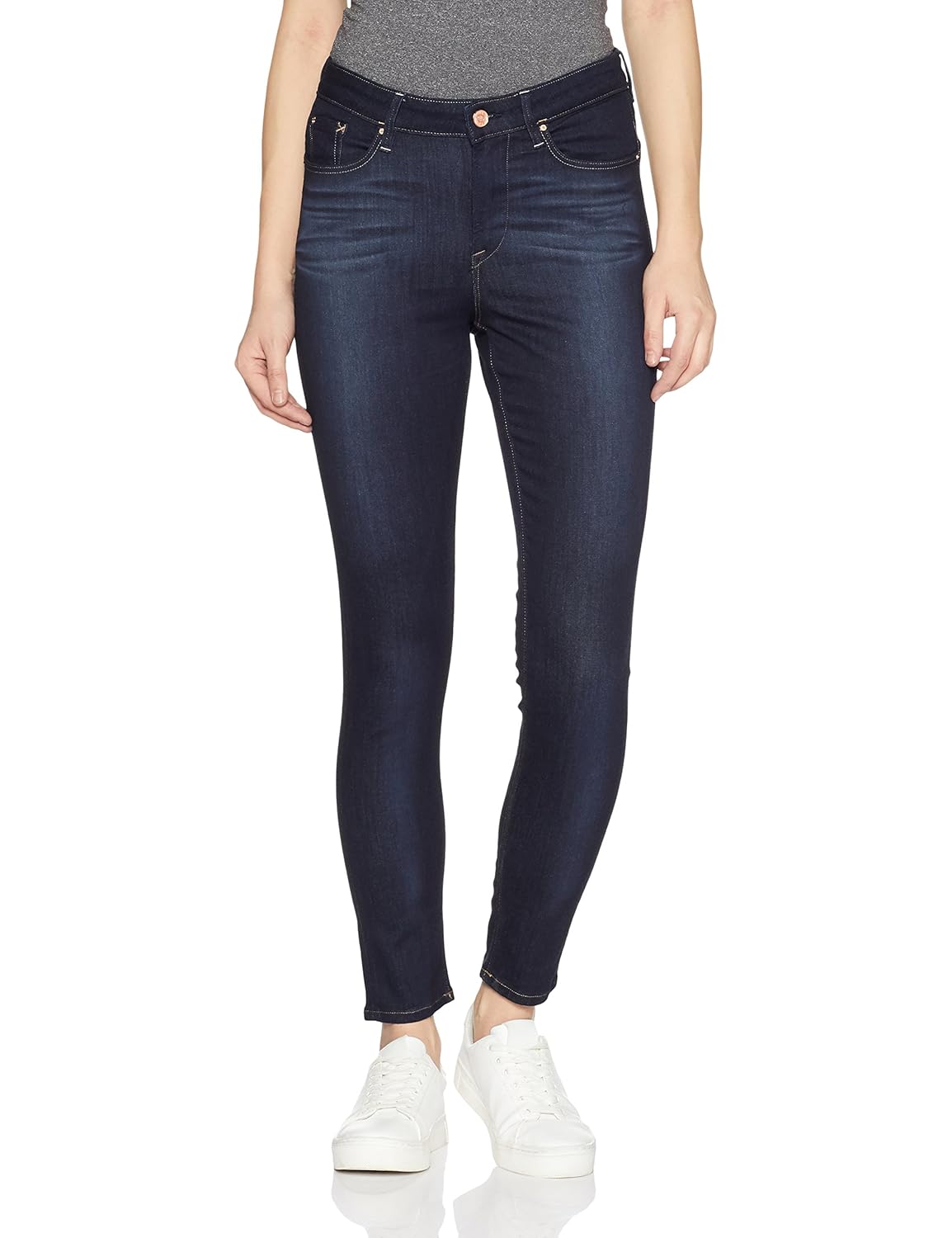 lee women's skinny fit jeans (l28214248147031027_laser burn rinse_31)