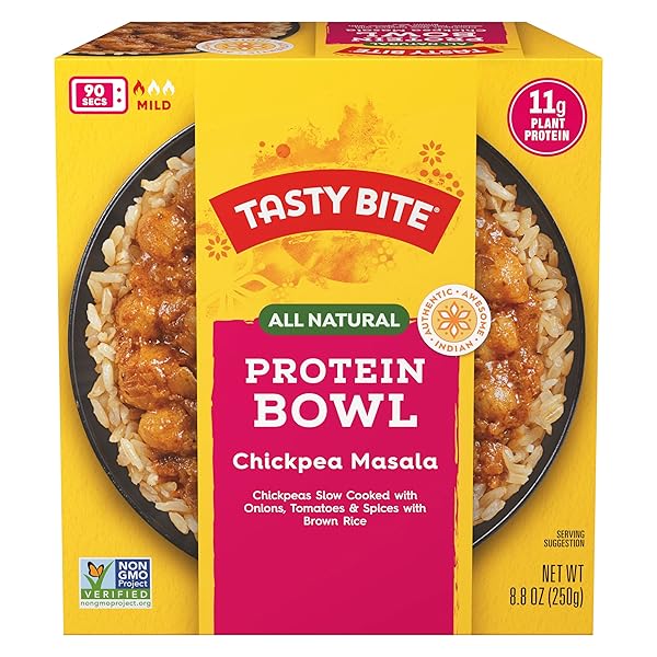 TASTY BITE CHICKPEAS & RICE BOWL ORGANIC 8.8 OZ