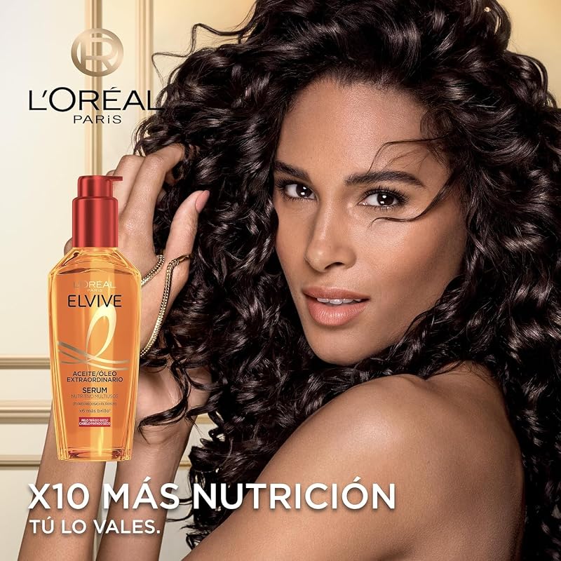 L'Oréal Paris Elvive Aceite Extraordinario Sérum para Pelo Teñido, 100ml — foto 4 de 8