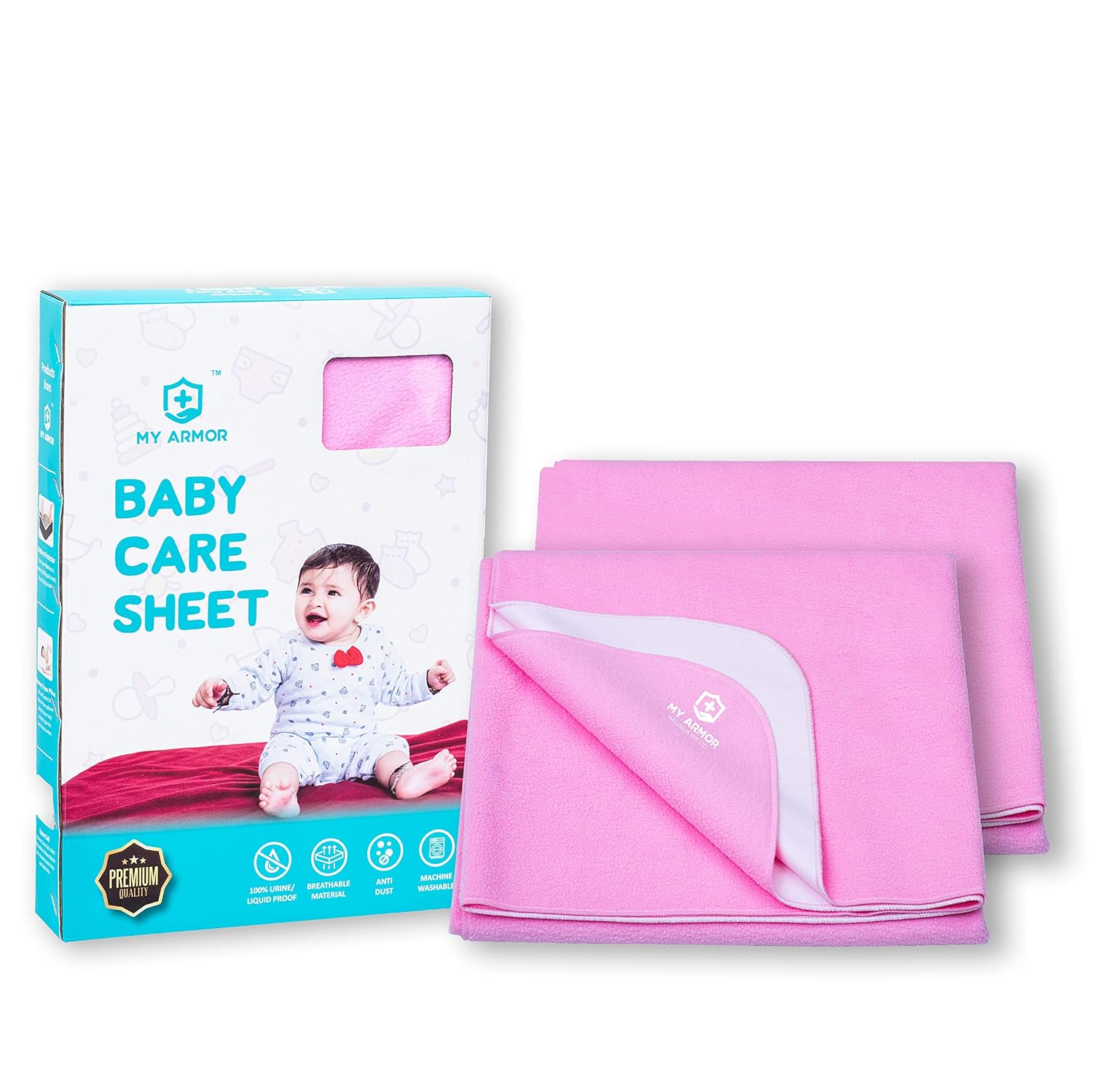 Buy MY ARMOR Quick Dry Waterproof Baby Bed Protector Dry Sheet for