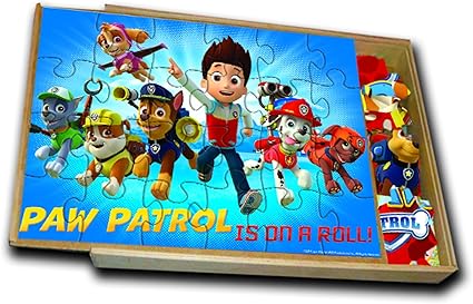 paw patrol wooden puzzle
