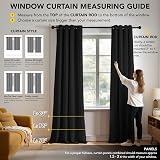 Deconovo Blackout Curtains 2 Panels 46x84 Inch Eyelet Thermal Insulated Kids view 2
