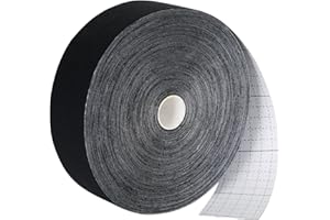 PHYTOP Kinesiology Tape Waterproof Sport Tape Athletic for Support & Protect Muscle Avoid Injury, 2 in. x 115 ft Black Kinesiotape Uncut Roll