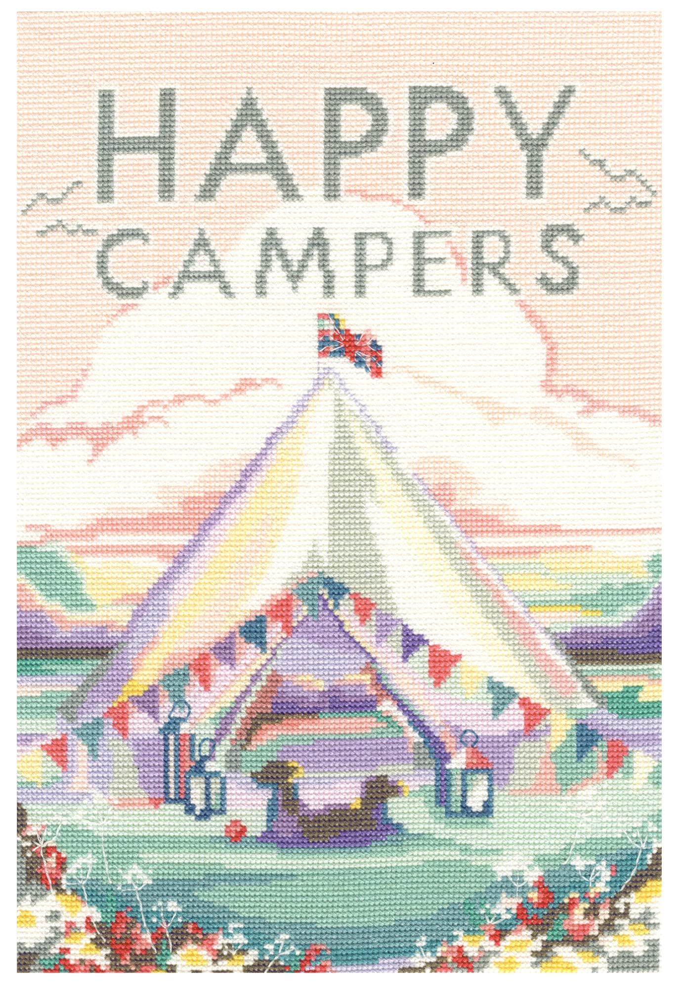 Bothy Threads Cross Stitch Kit - Vintage Camping
