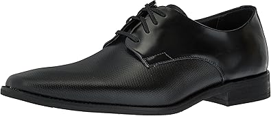 calvin klein ramses tan textured oxfords