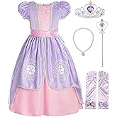 ReliBeauty Girls Short Sleeve Costume Princess Dress