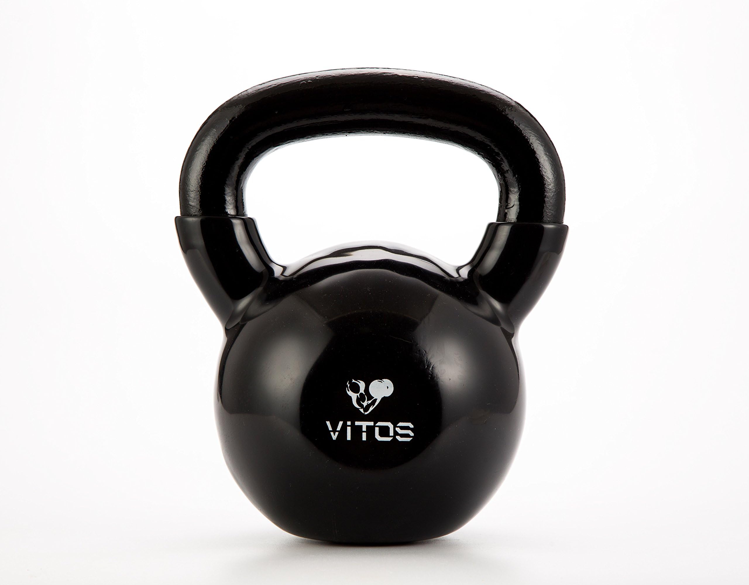 Vitos Fitness Vinyl Coated Kettlebell Weights 5 to 50 LBs