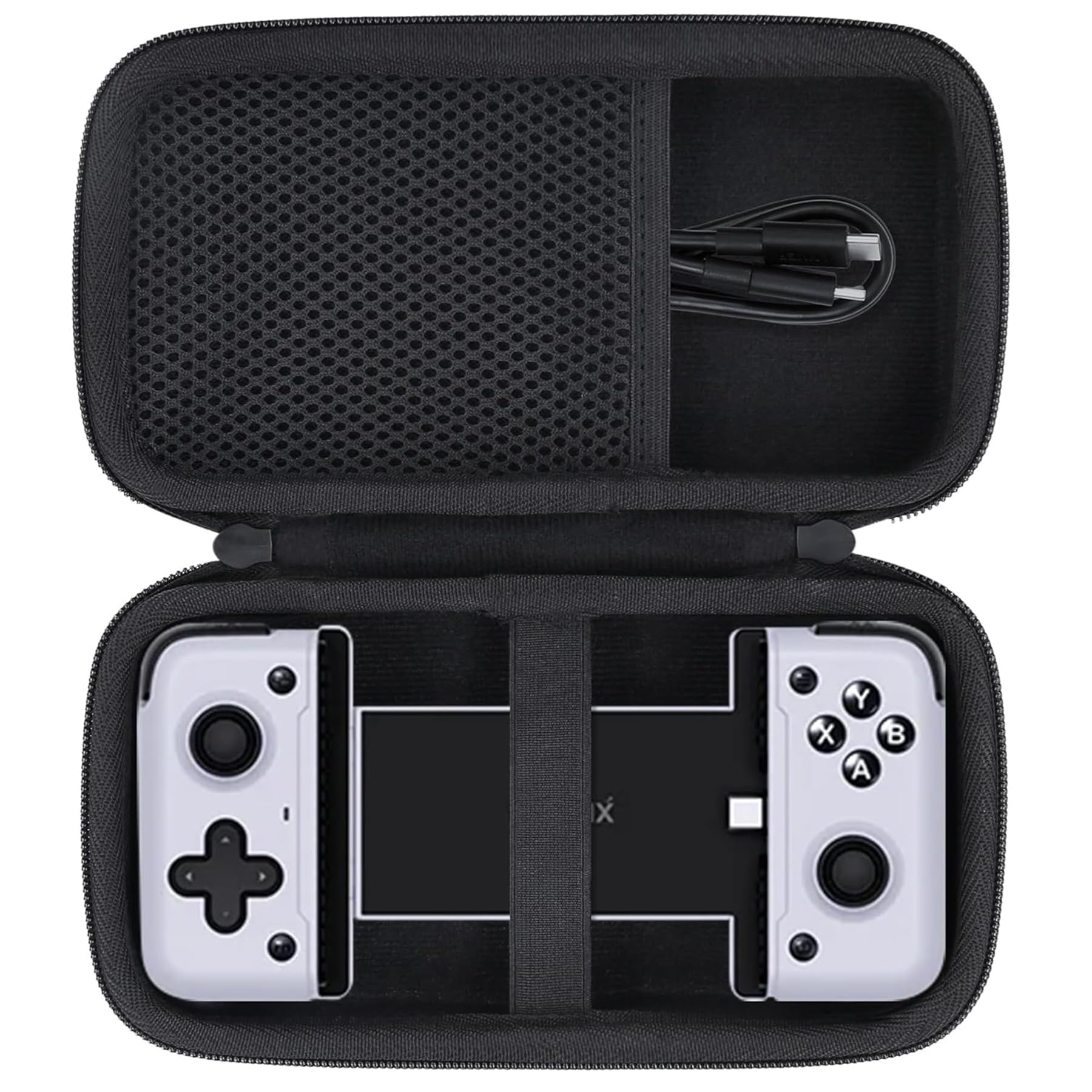 Aenllosi Hard Carrying Case Compatible with EasySMX M05/M10 Type-C Mobile Gaming Controller,Not Including Easysmx M05/M10 Controller(Black,Case Only)