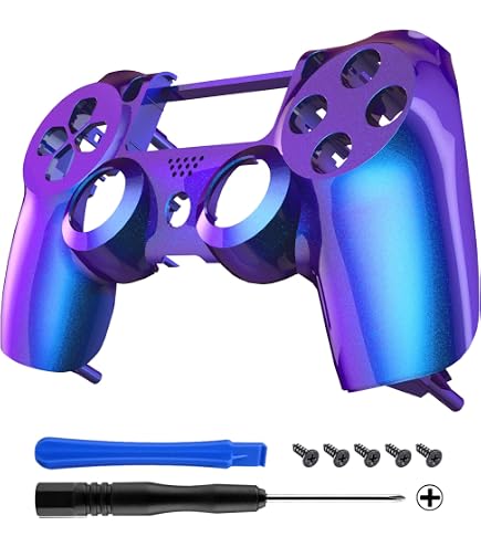 Amazon.com: eXtremeRate Chameleon Green Purple Glossy Replacement