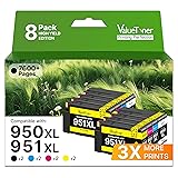 Valuetoner 950XL and 951XL Ink Cartridges Combo