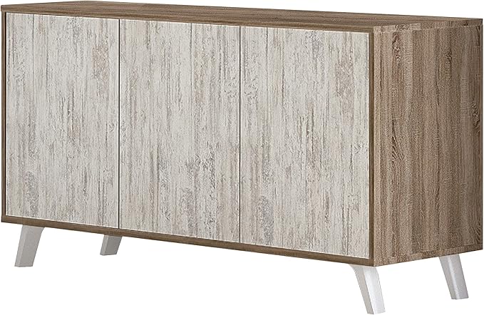 HomeSouth - Mueble Aparador 3 Puertas, Buffet para Cocina y Comedor