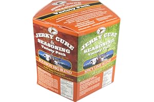 Hi Mountain Jerky Seasoning and Cure Kit | VARIETY PACK #3 | 5 Delicious Flavors: Original, Hunters Blend, Bourbon BBQ, Jalapeno, Spicy Lime | Make Beef Jerky at Home | Beef, Deer, Elk & Venison
