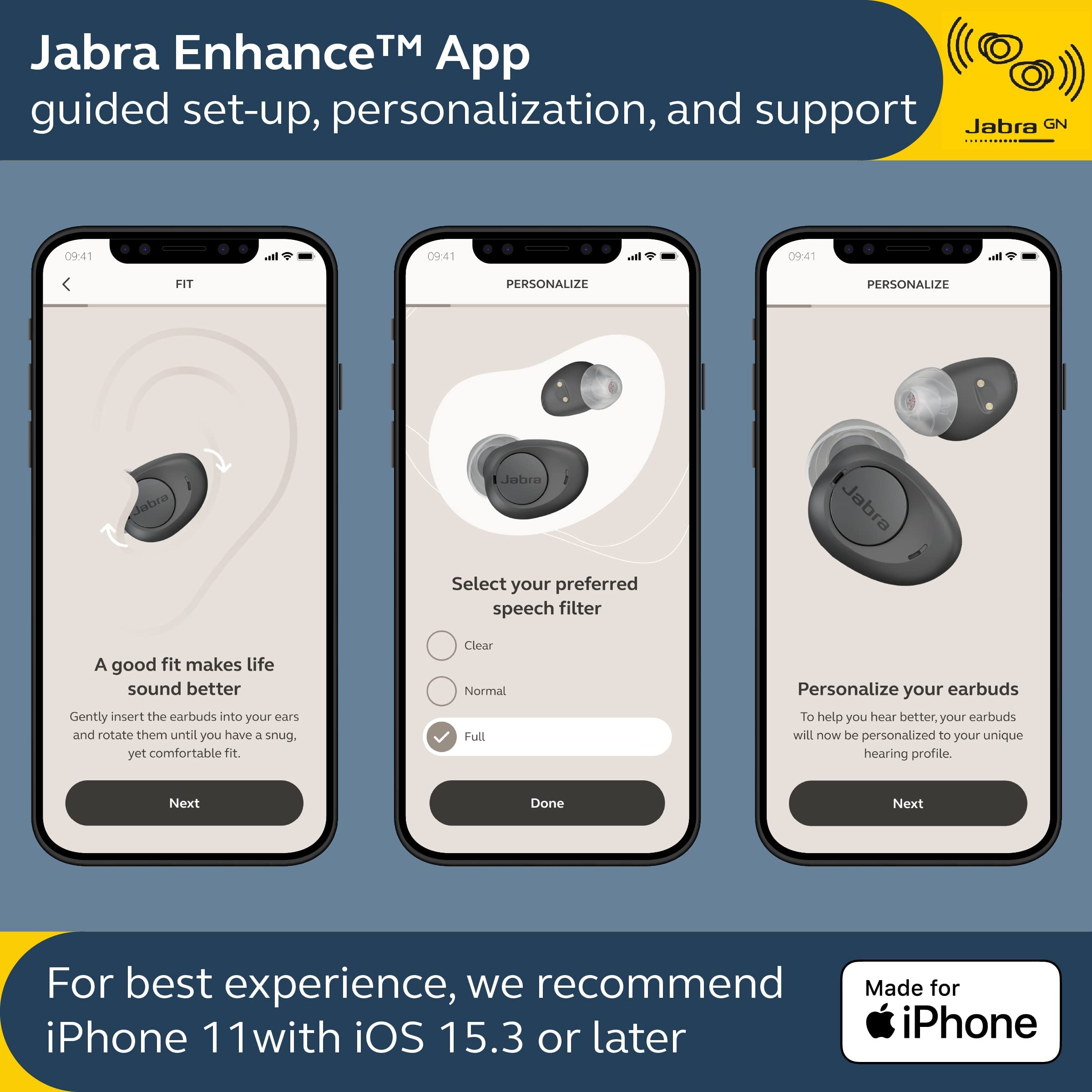 Mua Jabra Enhance Plus SelfFitting OTC Hearing Aids for Advanced