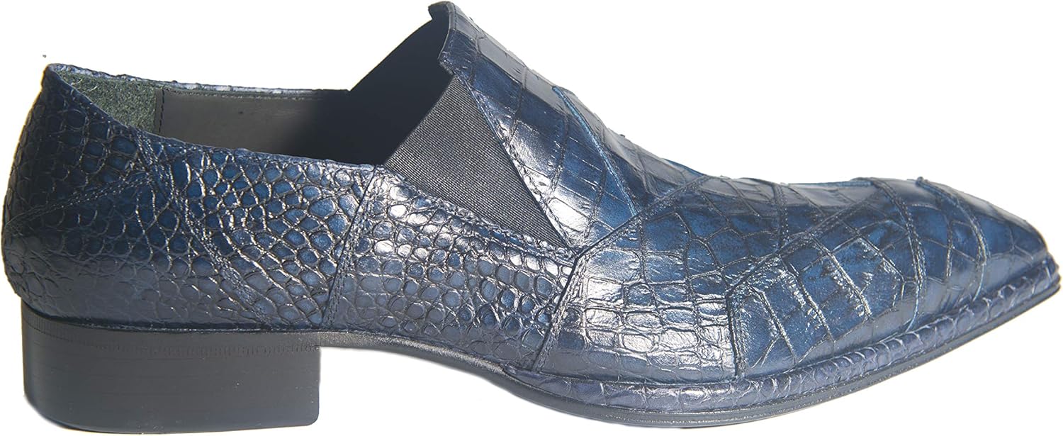 blue crocodile shoes
