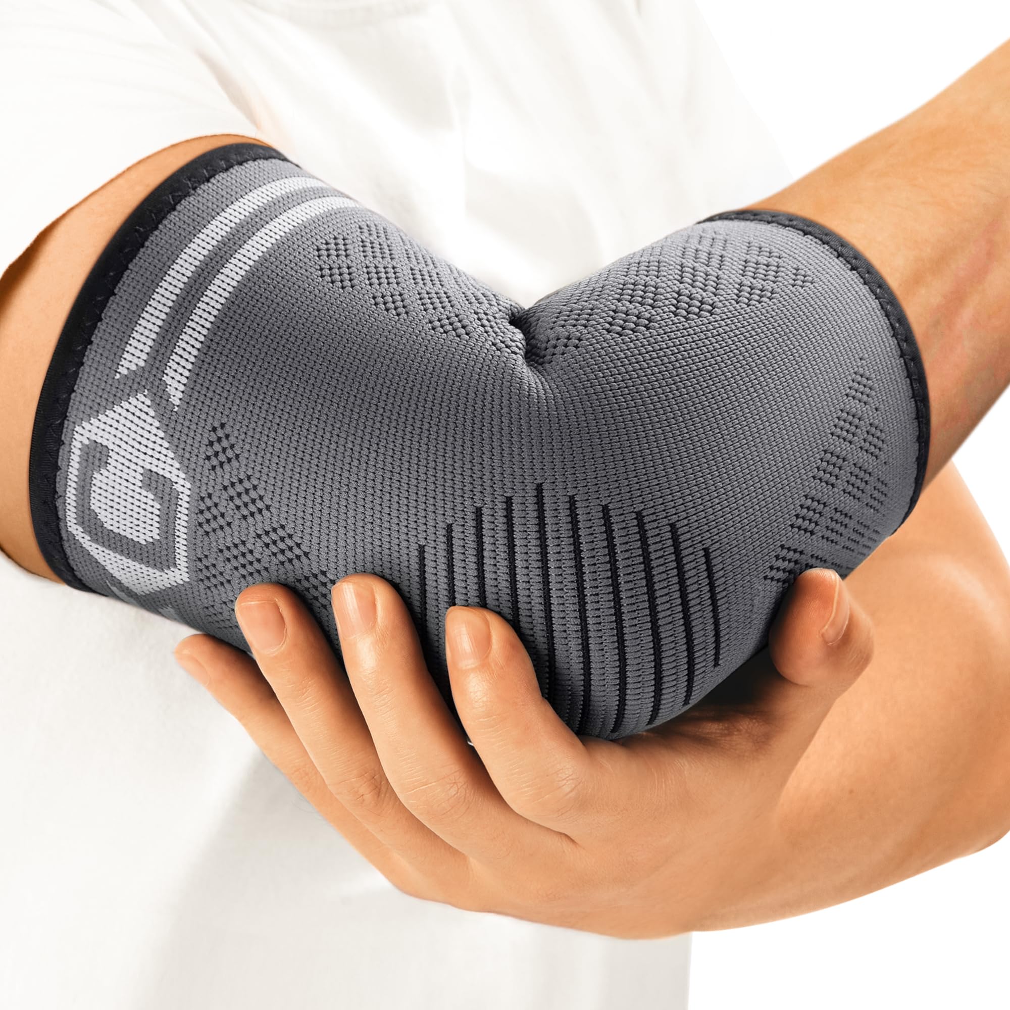 CAMBIVO 2 Pack Elbow Support for Men & Women – Anti-Slip Compression Sleeves for Tennis Elbow, Golf, Weightlifting, Tendonitis & Joint Pain Relief