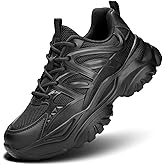 Women's Road Running Shoes Non Slip Ladies Walking Fashion Athletic Chunky Sneakers Work Gym Comfort Lightweight Mesh Soft Sole