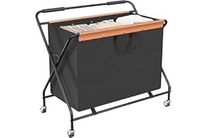 HOOBRO 172L Collapsible Laundry Basket with Wheels, Freestanding Laundry Hamper with Removable Laundry Bag and Handle, Foldin