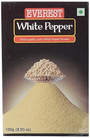 Everest White Pepper Powder, 100g Carton