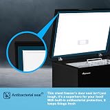 Fridgemaster MCF142EB 142L Freezer Black 4 Star Winter Guard LED view 7