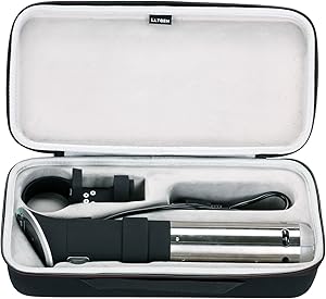 LTGEM Case for Anova Culinary Bluetooth Sous Vide Precision Cooker, 800 Watts or Anova Sous Vide Precision Cooker, WIFI 2nd Gen, 900 Watts