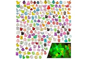 Teenzee 210Pcs Mini Resin Animals Variety Tiny Animals Figures Miniature Little Small Figurines Bulk for Micro Fairy Garden L