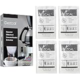 Descaling Powder Solution - 4 Uses - Activated Scale Remover for use with Keurig 1.0/2.0, Home Coffee and Espresso Machines, 