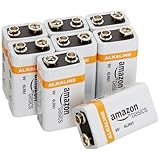 AmazonBasics - Paquete de 8 pilas alcalinas de 9 V (600 mAh)