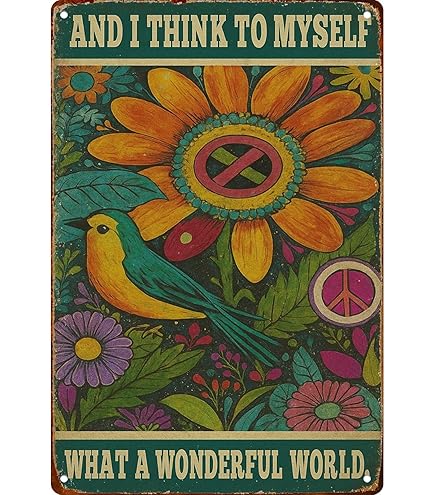 Amazon.com: Alamazookie Give Peace A Chance, 8.5 x 11.5 Inch