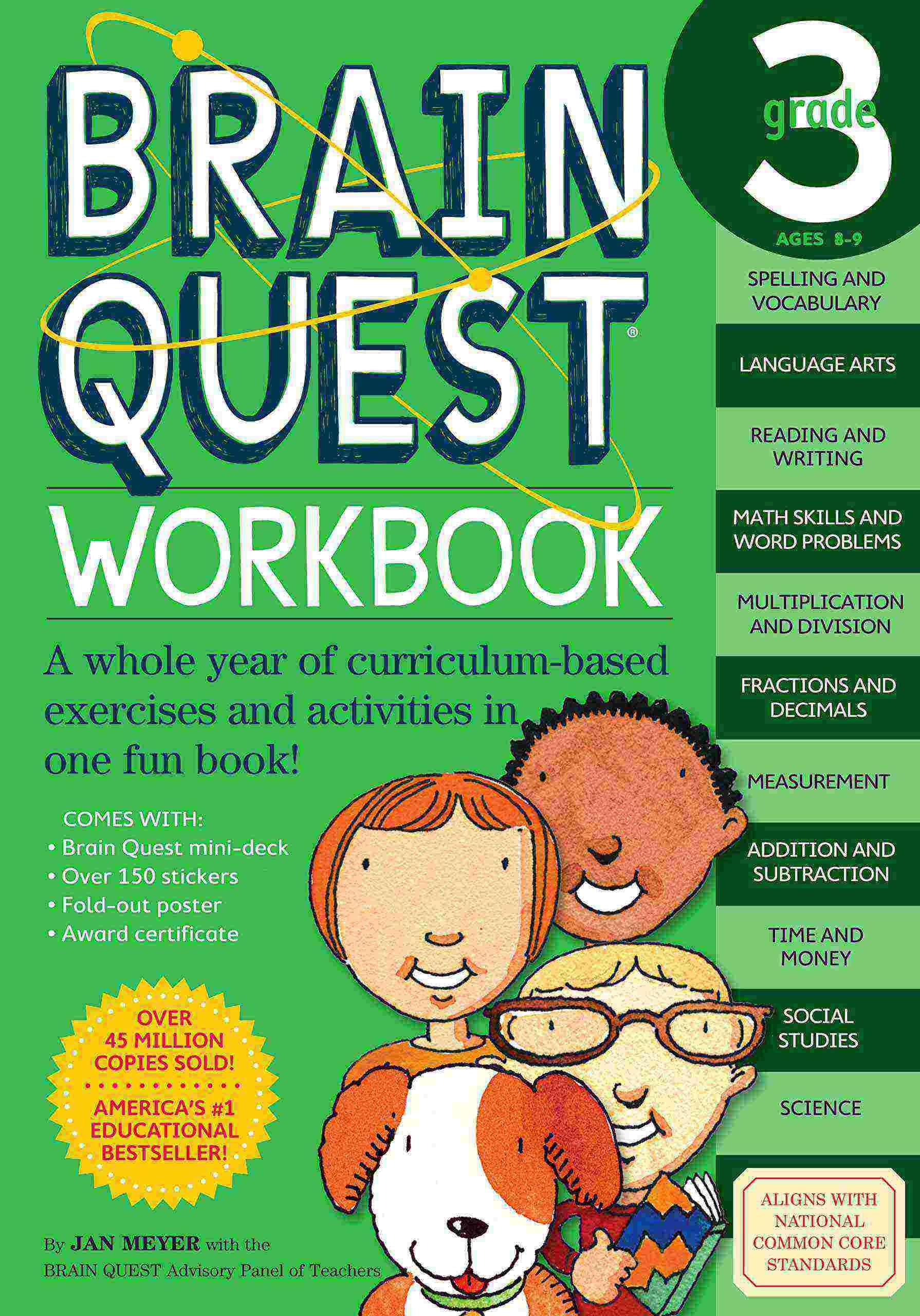 Brain Quest Workbook: Grade 3 - Paperback by Janet A. Meyer