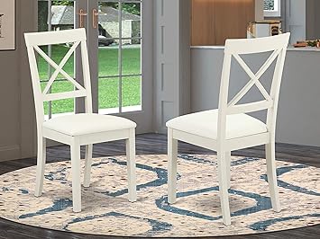 Amazon Com East West Furniture Boston Linen White Furniture Decor