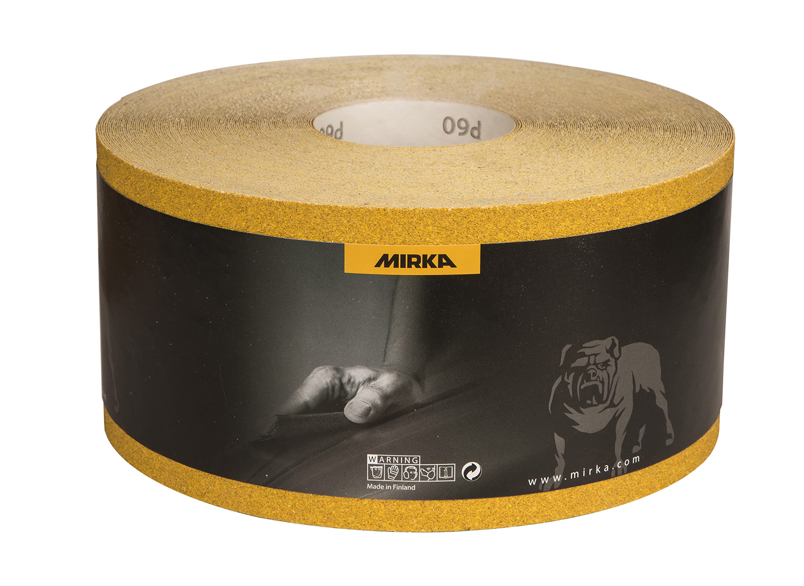Mirka Gold Universal Sanding Paper abrasive roll 115mm x 50m / grit P80 / For sanding plaster, filler, chipboard, wood, varnish