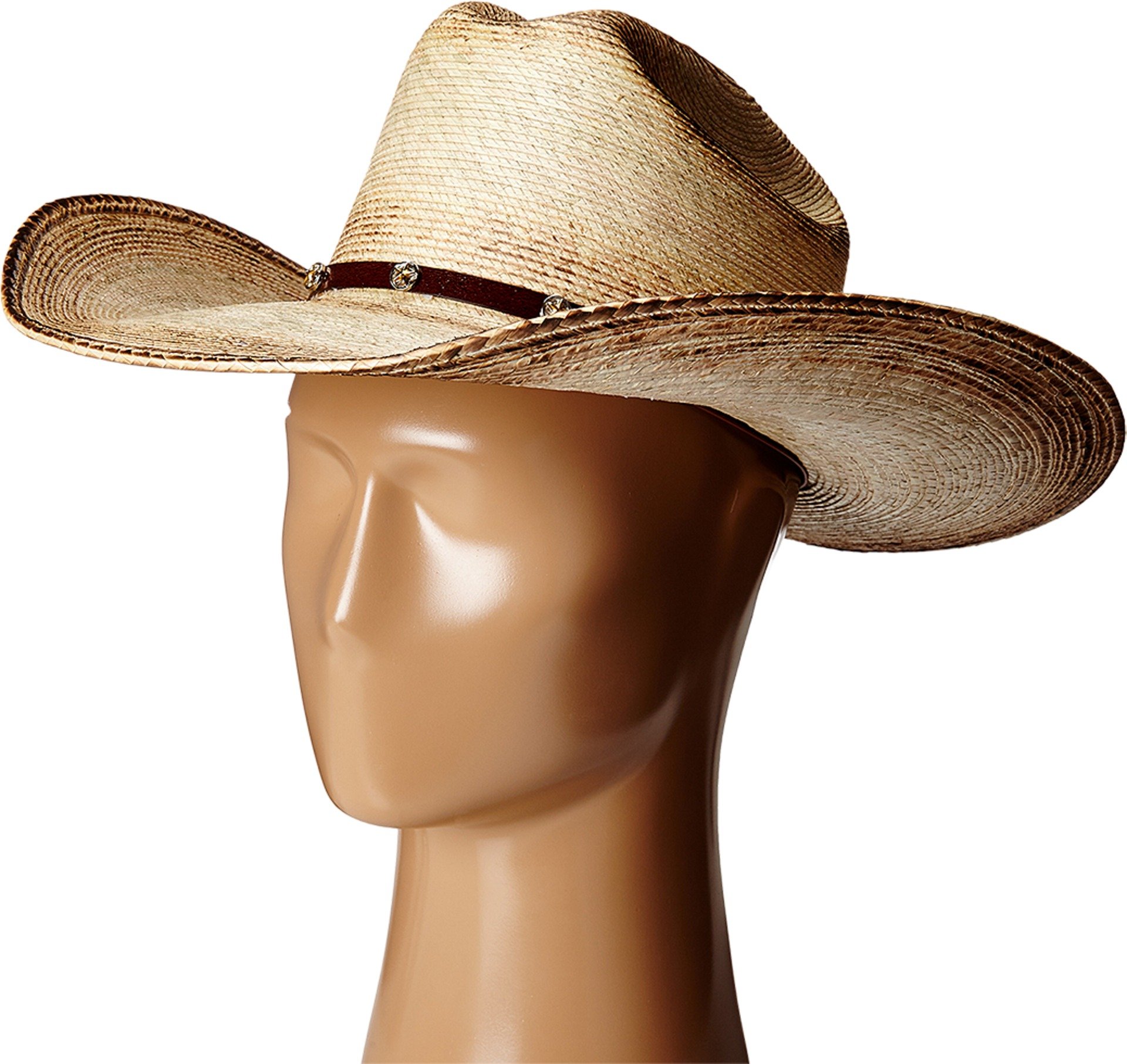 ARIAT Mens Fired Palm Leaf Western Hat 