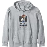 Betty Boop Barbed Wire Frame Zip Hoodie
