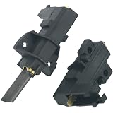 Confezione da 2 spazzole di carbone per motore lavatrice e supporto per Hotpoint, Indesit, Ariston e Zanussi