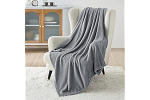 Bedsure Throw Blankets for Couch - Fleece Cozy Soft Blanket for Sofa, Lightweight Fuzzy Flannel Women Throw Gifts for All Sea