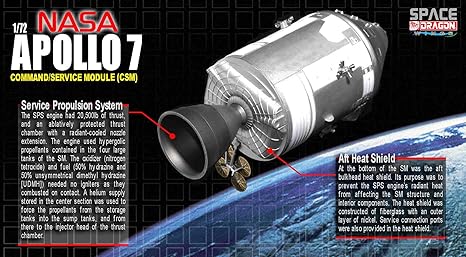 172 Nasa Apollo 7 Command Service Module Csm